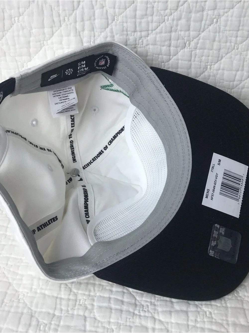 Nike New York Jets Flat Brim Pro Cap Hat Men’s SZ S/M NFL Football New